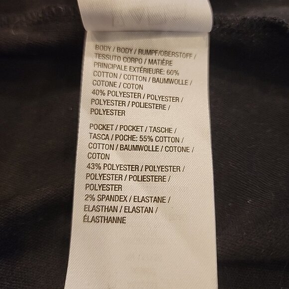 Quacker Factory Black T-shirt 2x Cotton Blend Short Sleeve - Picture 7 of 7